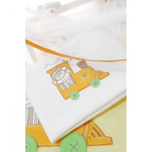 Baby Oliver des.605 Κουβέρτα Πικέ Κούνιας 100x140 Κουβέρτες
