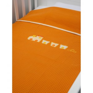 Baby Oliver des.473 Κουβέρτα Πικέ Αγκαλιάς 80x100 Κουβέρτες