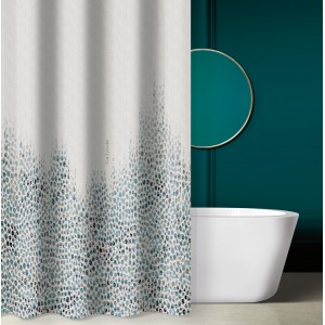 ΚΟΥΡΤΙΝΑ ΜΠΑΝΙΟΥ ARIA PETROL 180X185 Guy Laroche