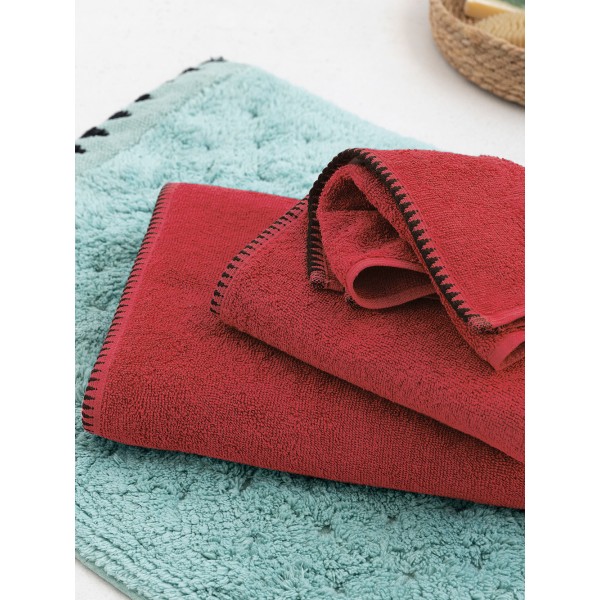 Πετσέτα Προσώπου Towels Collection 50x90 BROOKLYN RED Palamaiki Home
