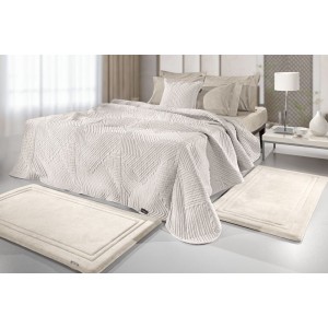 Πατάκια κρεβατοκάμαρας - ΧΑ22.NP SOFTY IVORY 3PCS ΧΑΛΙΑ & ΜΟΚΕΤΕΣ