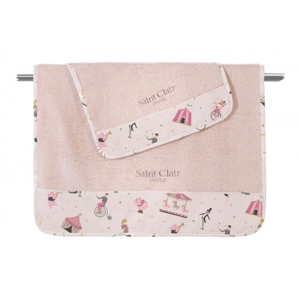 Πετσετες Bebe Enjoy Pink Σετ 2Τμχ (40Χ60-70X130) Saint Clair