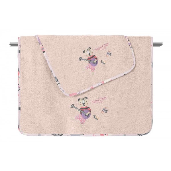 Πετσετες Bebe Jazz Lilac Σετ 2Τμχ (40Χ60-70X130) Saint Clair