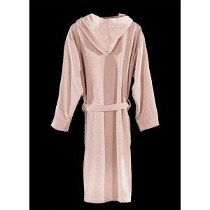 Μπουρνουζι Palacio Old Pink 100% Cotton Μπουρνούζια