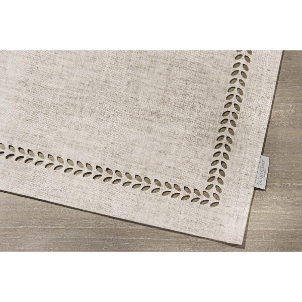 Τραπεζομαντηλα - ΣΟΥΠΛΑ 3007 BEIGE laser cut 45X33 Saint Clair