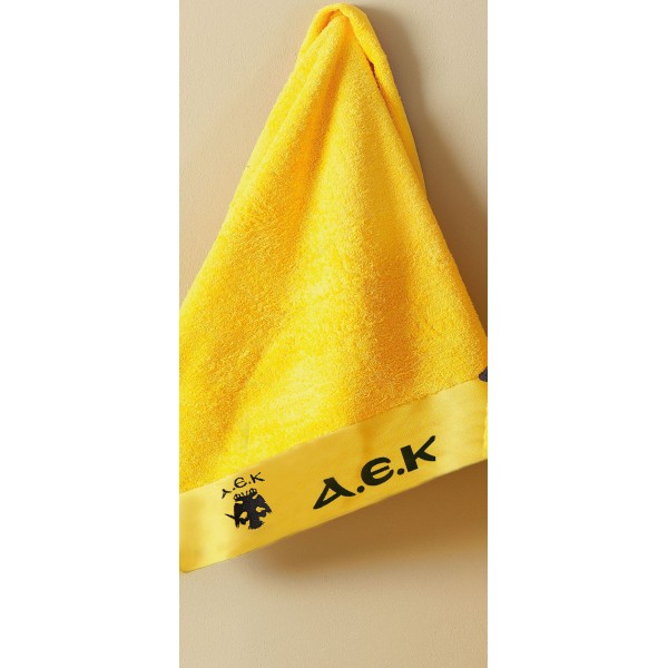 Πετσετες Προσωπου Official Team Licenced 50X100 AEK TOWELS Πετσέτες