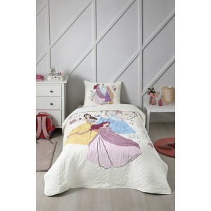 Σετ κουβερλί Disney 2τμχ 160x230 Princess time Disney