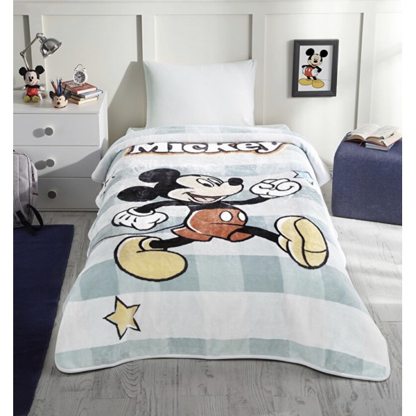 Κουβέρτα Disney Velour 160X220 Mickey Mouse Star Disney