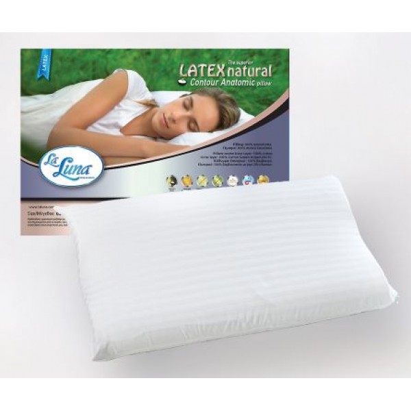 Μαξιλάρια ύπνου - Μαξιλάρι Superior Latex Contour 65x42/10x8 Προϊόντα Ύπνου