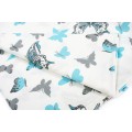 DIMcol ΠΑΝΑ ΧΑΣΕΣ ΒΡΕΦ Cotton 100% 80X80 Butterfly 56 Sky blue Dimcol