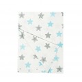 DIMcol ΠΑΝΑ ΧΑΣΕΣ ΒΡΕΦ Cotton 100% 80X80 Star 104 Sky blue Dimcol