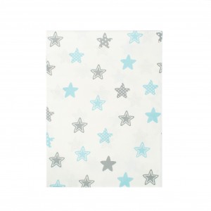 DIMcol ΠΑΝΑ ΧΑΣΕΣ ΒΡΕΦ Cotton 100% 80X80 Star 104 Sky blue Dimcol