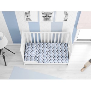 DIMcol ΚΑΤΩΣΕΝΤΟΝΟ ΜΕ ΛΑΣΤΙΧΟ ΒΡΕΦ Cotton 100% 0,70X1,40X0,15 Zic Zac 140 Dimcol