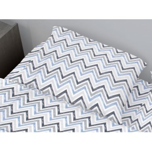 DIMcol ΜΑΞΙΛΑΡΟΘΗΚΗ ΕΜΠΡΙΜΕ ΕΝΗΛ Cotton 100% 50Χ70 Zic Zac 140 Dimcol