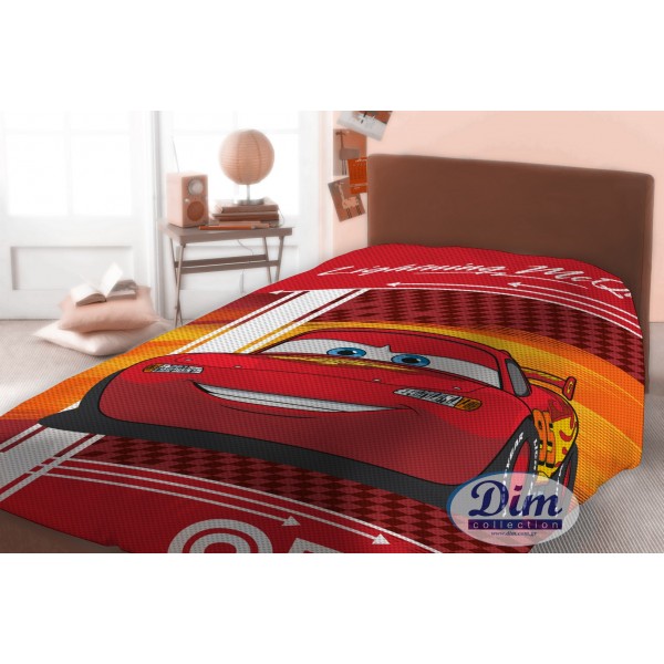 Cars κουβέρτα πικέ 160x240 Disney DIMcol Digital Print Κουβέρτες