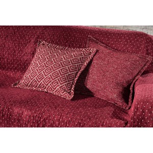 ΜΑΞΙΛΑΡΟΘΗΚΗ ΔΙΑΚ. LIBRA BURGUNDY 50X50 ΧΩΡΙΣ ΓΕΜΙΣΗ Μαξιλαροθήκες