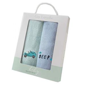 ΠΕΤΣΕΤΕΣ BABY TOWELS BOY SET 3 (35X50) Πετσέτες Μπεμπέ